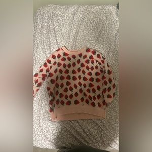 Pink strawberry sweater